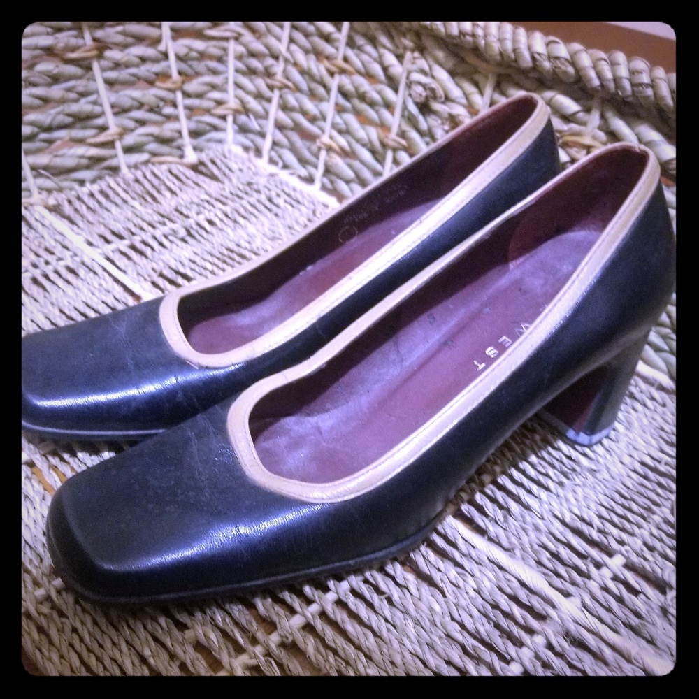 Nine West heels, black